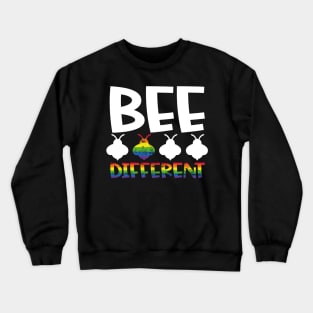 LGBTQ Bee Different Beekeeper Beekeeping Crewneck Sweatshirt